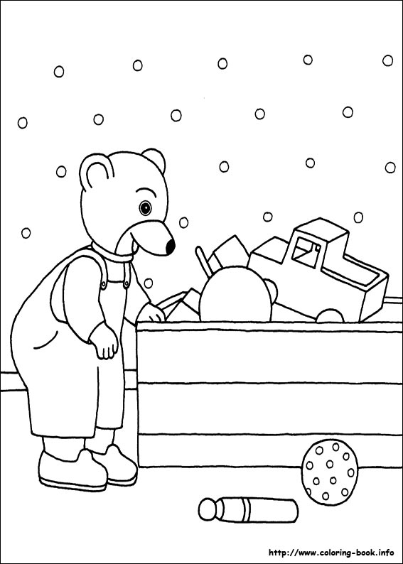 Little Brown Bear coloring picture